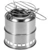 SUPERSELLER Réchaud De Camping Pliant Portable Cuisson En Plein Air Poêle à Bois Avec Plateau à Alcool Et Filet De Gril Randonnée Sac à Dos Pique-nique Barbecue - Cuisinière Et Gril 2 SUPERSELLER Réchaud De Camping Pliant Portable Cuisson En Plein Air Poêle à Bois Avec Plateau à Alcool Et Filet De Gril Randonnée Sac à Dos Pique-nique Barbecue - Cuisinière Et Gril -Chauffage d'extérieur Soldes 56090817 1