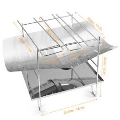 SUPERSELLER Pliant Barbecue Grill Camp Grill Mini Grill Extérieur En Acier Inoxydable Support De Bois De Chauffage Portable Charbon De Bois Camping Poêle Outil De Pique-Nique Pour La Maison Parc Kitcken Utilisation Du Barbecue - Type 2 à L'exclusion Du Filet De Grill 10 SUPERSELLER Pliant Barbecue Grill Camp Grill Mini Grill Extérieur En Acier Inoxydable Support De Bois De Chauffage Portable Charbon De Bois Camping Poêle Outil De Pique-Nique Pour La Maison Parc Kitcken Utilisation Du Barbecue - Type 2 à L'exclusion Du Filet De Grill -Chauffage d'extérieur Soldes 56090993 4