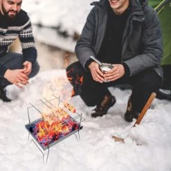 SUPERSELLER Grille De Barbecue Portable En Acier Inoxydable Pour Extérieur, Gril à Charbon De Bois Pour Camping En Plein Air, Parc à Domicile De Pique-nique - Type B --- Avec Filet à Mailles Et Clip De Filet 10 SUPERSELLER Grille De Barbecue Portable En Acier Inoxydable Pour Extérieur, Gril à Charbon De Bois Pour Camping En Plein Air, Parc à Domicile De Pique-nique - Type B --- Avec Filet à Mailles Et Clip De Filet -Chauffage d'extérieur Soldes 56091331 4