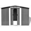 INLIFE Abri De Stockage Pour Jardin Métal Gris 257 X 205 X 178 Cm 2 INLIFE Abri De Stockage Pour Jardin Métal Gris 257 X 205 X 178 Cm -Chauffage d'extérieur Soldes 56254808 1