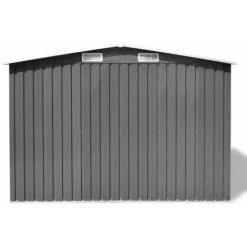INLIFE Abri De Stockage Pour Jardin Métal Gris 257 X 205 X 178 Cm 10 INLIFE Abri De Stockage Pour Jardin Métal Gris 257 X 205 X 178 Cm -Chauffage d'extérieur Soldes 56254808 4