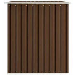 INLIFE Abri De Stockage Pour Jardin Marron 257x205x178 Cm Acier 10 INLIFE Abri De Stockage Pour Jardin Marron 257x205x178 Cm Acier -Chauffage d'extérieur Soldes 56254818 4
