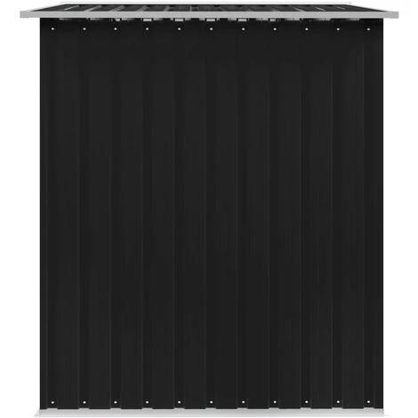 INLIFE Abri De Stockage Pour Jardin Anthracite Acier 257x205x178 Cm 6 INLIFE Abri De Stockage Pour Jardin Anthracite Acier 257x205x178 Cm – Image 4