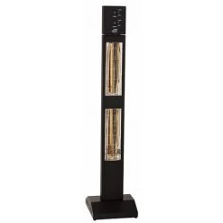 Tour De Chauffage électrique, 3KW, 1m26, NOIR, Sur Pied / Terrasse... BURDA - BHST30241.