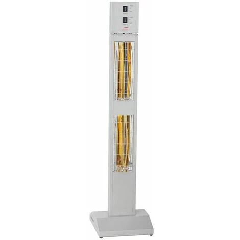 Tour De Chauffage électrique, 3KW, 1m26, ARGENT, Sur Pied / Terrasse.BURDA - BHST30243. 3 Tour De Chauffage électrique, 3KW, 1m26, ARGENT, Sur Pied / Terrasse.BURDA - BHST30243.