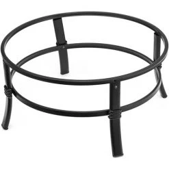 INSMA Brasero Exterieur BBQ Rond KINGSO Dia.66cm Avec Baton + Grill + Housse -Chauffage d'extérieur Soldes 56502043 4