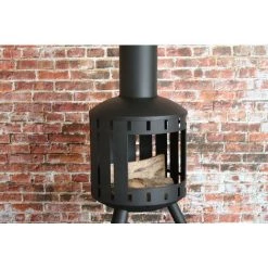 Foyer De Jardin SenS-Line Bjorn - Noir -Chauffage d'extérieur Soldes 56533587 3