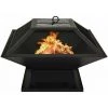 Topdeal Foyer Et Barbecue Avec Tisonnier 2 En 1 46,5x46,5x37 Cm Acier FF313354_FR 1 Topdeal Foyer Et Barbecue Avec Tisonnier 2 En 1 46,5x46,5x37 Cm Acier FF313354_FR -Chauffage d'extérieur Soldes 56578360 1