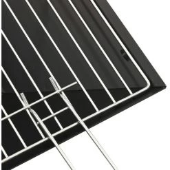 Topdeal Foyer Et Barbecue Avec Tisonnier 2 En 1 46,5x46,5x37 Cm Acier FF313354_FR -Chauffage d'extérieur Soldes 56578360 5