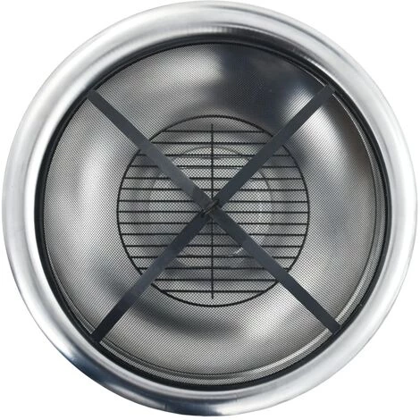 Topdeal Foyer Extérieur Avec Gril En Acier Inoxydable 76 Cm FF46530_FR 7 Topdeal Foyer Extérieur Avec Gril En Acier Inoxydable 76 Cm FF46530_FR – Image 5