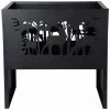 Esschert Design Panier à Feu Cerf Rectangulaire - Noir 1 Esschert Design Panier à Feu Cerf Rectangulaire - Noir -Chauffage d'extérieur Soldes 56853392 1