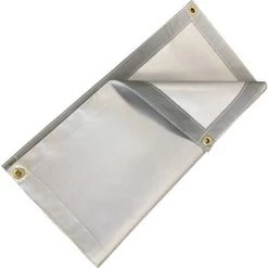 BENOBBY KIDS Tapis De Foyer Carré, Tapis De Barbecue 3 Couches Résistant Au Feu Avec Bords Réfléchissants Pour Foyers à Bois Extérieurs, Protections De Pont, Terrasse, Sols En Bois, Herbe, Terrains De Camping, Pelouses