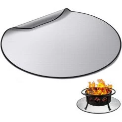 BENOBBY KIDS Le Coussin De Foyer Rond Portable De 76,2 Cm Empêche Votre Terrasse Et Votre Pelouse Des Dommages Causés Par La Chaleur.