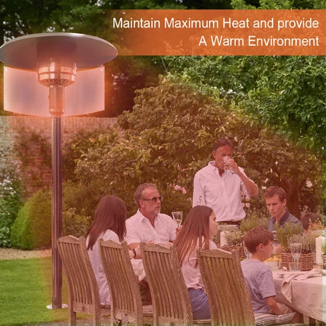 BENOBBY KIDS Réflecteur De Focalisation De La Chaleur Pour Chauffage De Terrasse Rond Au Gaz Naturel Et Au Propane - Tissu Résistant Aux Hautes Températures, Chauffage D'extérieur à Flamme De Camping - 1 Pièce 6 BENOBBY KIDS Réflecteur De Focalisation De La Chaleur Pour Chauffage De Terrasse Rond Au Gaz Naturel Et Au Propane - Tissu Résistant Aux Hautes Températures, Chauffage D'extérieur à Flamme De Camping - 1 Pièce – Image 4