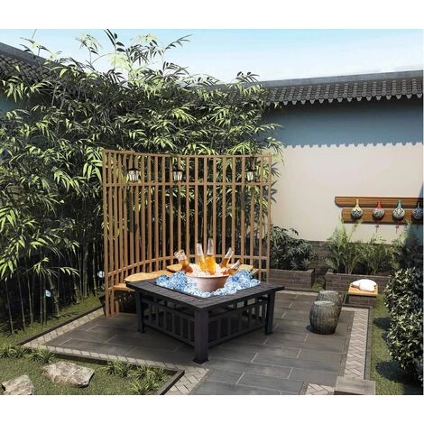 AZKOEESY Brasero Exterieur Pour Jardin 3 En 1 Avec Grille De Barbecue 5 AZKOEESY Brasero Exterieur Pour Jardin 3 En 1 Avec Grille De Barbecue – Image 3