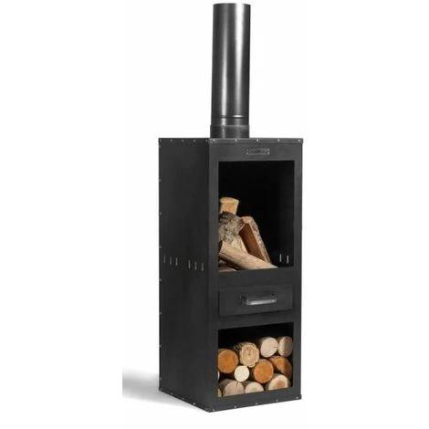 COOK KING Barbecue Cheminée D'extérieur « ROSA » 3 COOK KING Barbecue Cheminée D'extérieur « ROSA »