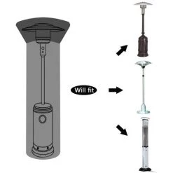 MACARON Housse Pour Parasol Chauffant (226x85x48CM), Couverture De Chauffe-Patio, Housse Pour Parasol Chauffant Rond, Noir Protection Parasol Chauffant,Housse De Protection Pour Chauffage De Terrasse 210D LO-Ron 10 MACARON Housse Pour Parasol Chauffant (226x85x48CM), Couverture De Chauffe-Patio, Housse Pour Parasol Chauffant Rond, Noir Protection Parasol Chauffant,Housse De Protection Pour Chauffage De Terrasse 210D LO-Ron -Chauffage d'extérieur Soldes 57139634 4