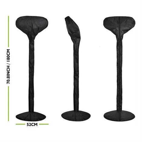 MACARON Couverture Chauffage Patio(180x52 Cm) 210D Housse Parasol Chauffant Oxford ImperméAble Bache De Protection Pour Chauffage Terrasse Gaz De ExtéRieur Anti-PoussièRe Vent LO-Ron 4 MACARON Couverture Chauffage Patio(180x52 Cm) 210D Housse Parasol Chauffant Oxford ImperméAble Bache De Protection Pour Chauffage Terrasse Gaz De ExtéRieur Anti-PoussièRe Vent LO-Ron – Image 2