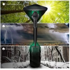 MACARON Housse Pour Parasol Chauffant Mis à Niveau 210D étanche Avec Fermeture à Glissière Tissu Oxford Et Sac De Rangement, 241 * 86 * 48 Cm LO-Ron -Chauffage d'extérieur Soldes 57139650 5