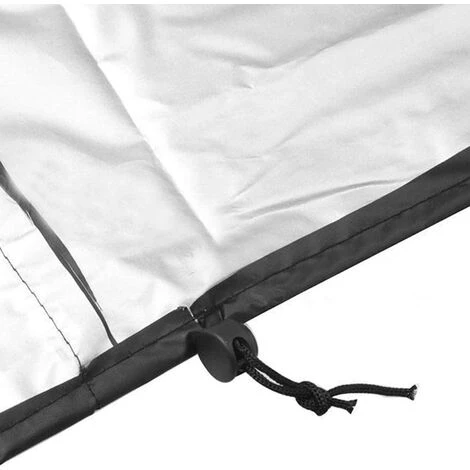 MACARON Housse Pour Chauffage De Terrasse Housse Pour Parasol Chauffant De Style Pyramidal Noir LO-Ron 6 MACARON Housse Pour Chauffage De Terrasse Housse Pour Parasol Chauffant De Style Pyramidal Noir LO-Ron – Image 4