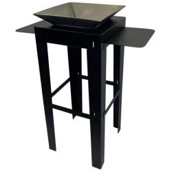 LP DESIGN Brasero En Aluminium 2 En 1 Noir - Noir