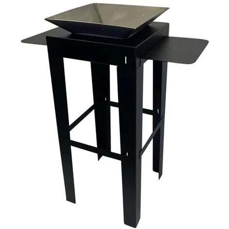 LP DESIGN Brasero En Aluminium 2 En 1 Noir - Noir 3 LP DESIGN Brasero En Aluminium 2 En 1 Noir - Noir