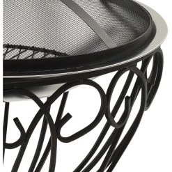 TRUE DEAL Foyer Et Barbecue Avec Tisonnier 2 En 1 59x59x60 Cm Inox 10 TRUE DEAL Foyer Et Barbecue Avec Tisonnier 2 En 1 59x59x60 Cm Inox -Chauffage d'extérieur Soldes 57832096 4