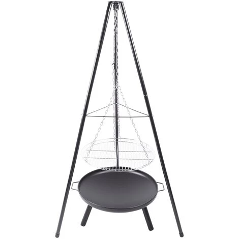 RED FIRE RedFire Barbecue De Jardin Avec Trépied Et Bol à Feu 50 Cm Noir - Noir 3 RED FIRE RedFire Barbecue De Jardin Avec Trépied Et Bol à Feu 50 Cm Noir - Noir