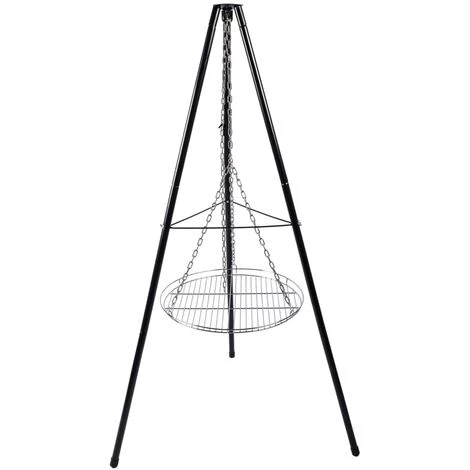 RED FIRE RedFire Barbecue De Jardin Avec Trépied Et Bol à Feu 50 Cm Noir - Noir 4 RED FIRE RedFire Barbecue De Jardin Avec Trépied Et Bol à Feu 50 Cm Noir - Noir – Image 2