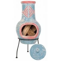 INLIFE RedFire Cheminée Colima Argile Bleu Marine/rouge 86031 9 INLIFE RedFire Cheminée Colima Argile Bleu Marine/rouge 86031 -Chauffage d'extérieur Soldes 58276329 3