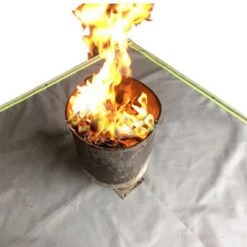 BENOBBY KIDS Tapis De Feu Carré De 99,1 Cm De Long Et De Largeur, Tapis Ambre Pour Brasier Extérieur, Feu De Barbecue 3 Couches Résistant Au Feu Pour La Protection De La Terrasse Et De La Cour, Tapis De Feu Extérieur Au Gaz Propane. -Chauffage d'extérieur Soldes 58330673 4