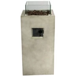 Braséro De Jardin Gaz Chauffage Extérieur Oxyde De Magnésium Housse De Protection Roches De Lave Gris Teamson Home HF31701AA-EU - Gris 9 Braséro De Jardin Gaz Chauffage Extérieur Oxyde De Magnésium Housse De Protection Roches De Lave Gris Teamson Home HF31701AA-EU - Gris -Chauffage d'extérieur Soldes 58376225 4