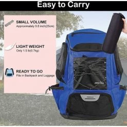 FVBJD Brasero Portable Pour Extérieur,Foyer Portatif,Foyer Extérieur,Foyer De Camping Avec Filet En Acier Inoxydable Enroulable Et Support Détachable Pour Le Camping En Plein Air Barbecue Beach Garden -Chauffage d'extérieur Soldes 58832056 4