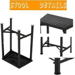 BAMNY Table Braséro Extérieur Avec 4 Chaises, Braséro Barbecue, Table De Barbecue Terrasse,Chauffage Foyer De Jardin,avec Grill/Pare-Étincelles/Fourche à Feu/Couvercle Assorti,pour Fete/Patio/Cour 10 BAMNY Table Braséro Extérieur Avec 4 Chaises, Braséro Barbecue, Table De Barbecue Terrasse,Chauffage Foyer De Jardin,avec Grill/Pare-Étincelles/Fourche à Feu/Couvercle Assorti,pour Fete/Patio/Cour -Chauffage d'extérieur Soldes 58832408 4