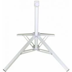 ENLENK Pied De Parasol Pliable En Fer Pour Terrasse - Support De Parasol Pliable à 4 Pieds - Robuste Et Portable - Pied En Acier Pour Parasols De 80 X 50 Cm