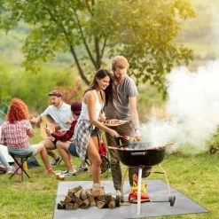 LTS FAFA 100cm Tapis De Barbecue RéSistant Au Feu, Tapis De Foyer Pour Terrasse Tapis Ignifuge, Résistant à La Chaleur Imperméable Coussin De Foyer à Haute TempéRature Tapis De Protection Du Sol (Gris) 10 LTS FAFA 100cm Tapis De Barbecue RéSistant Au Feu, Tapis De Foyer Pour Terrasse Tapis Ignifuge, Résistant à La Chaleur Imperméable Coussin De Foyer à Haute TempéRature Tapis De Protection Du Sol (Gris) -Chauffage d'extérieur Soldes 59153956 4