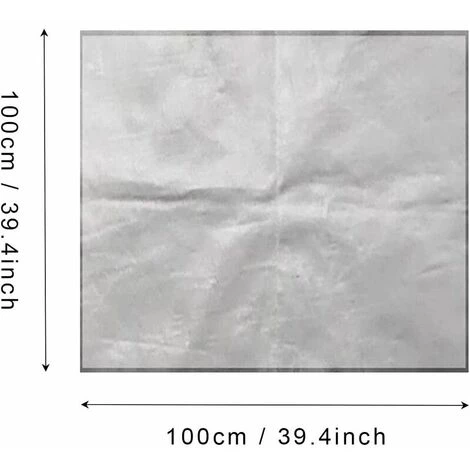 LTS FAFA 100cm Tapis De Barbecue RéSistant Au Feu, Tapis De Foyer Pour Terrasse Tapis Ignifuge, Résistant à La Chaleur Imperméable Coussin De Foyer à Haute TempéRature Tapis De Protection Du Sol (Gris) 7 LTS FAFA 100cm Tapis De Barbecue RéSistant Au Feu, Tapis De Foyer Pour Terrasse Tapis Ignifuge, Résistant à La Chaleur Imperméable Coussin De Foyer à Haute TempéRature Tapis De Protection Du Sol (Gris) – Image 5