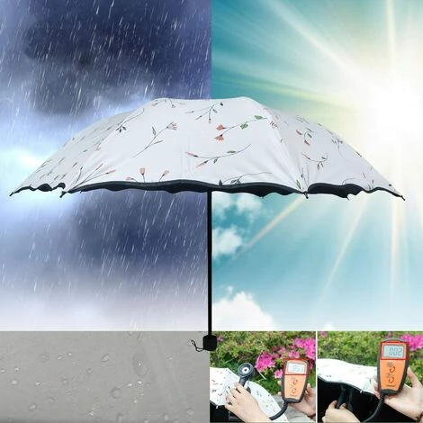 OUSUDELA Ombrelle Anti UV Parapluies Pliants Dames Ombrelle Femme Pliant été Sun Proof Triple UV Protection Begonia Parasols De Parapluies Pour Femmes 5 OUSUDELA Ombrelle Anti UV Parapluies Pliants Dames Ombrelle Femme Pliant été Sun Proof Triple UV Protection Begonia Parasols De Parapluies Pour Femmes – Image 3