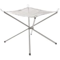 ILOVEMILAN Bols à Feu Portables, Panier à Feu Pliable De Camping, Foyer Extérieur-S