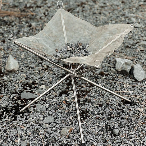 ILOVEMILAN Bols à Feu Portables, Panier à Feu Pliable De Camping, Foyer Extérieur-S 6 ILOVEMILAN Bols à Feu Portables, Panier à Feu Pliable De Camping, Foyer Extérieur-S – Image 4