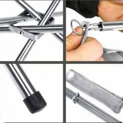 ILOVEMILAN Bols à Feu Portables, Panier à Feu Pliable De Camping, Foyer Extérieur-S 11 ILOVEMILAN Bols à Feu Portables, Panier à Feu Pliable De Camping, Foyer Extérieur-S -Chauffage d'extérieur Soldes 59684660 5