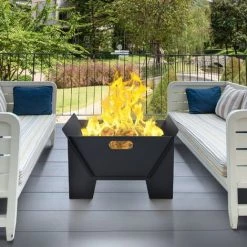 Brasero De Jardin Eidskog Au Charbon Ou Au Bois 29 X 46 X 40 Cm [casa.pro]