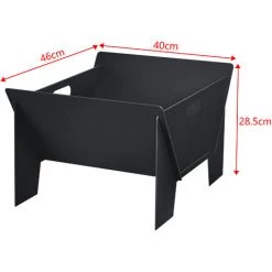 Brasero De Jardin Eidskog Au Charbon Ou Au Bois 29 X 46 X 40 Cm [casa.pro] -Chauffage d'extérieur Soldes 59897329 3