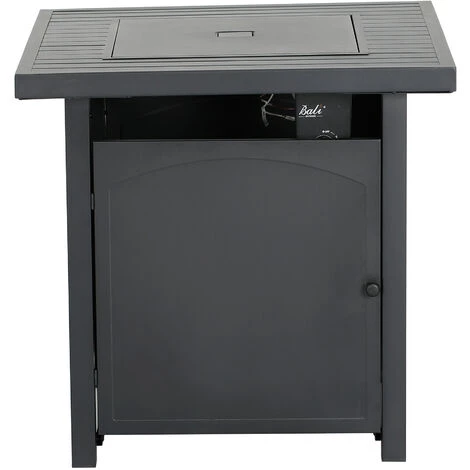 Bras¨¦ro ¨¤ Gaz,chauffage De Gaz Ext¨¦rieur Pour Jardin Et Terrasse£¬¨Cv¨¦ritable Flamme 5000BTU,Chauffage D'appoint .Thermostat Bali Outdoors Foyer ¨¤ Gaz Avec Pierres De Lave - Noir 6 Bras¨¦ro ¨¤ Gaz,chauffage De Gaz Ext¨¦rieur Pour Jardin Et Terrasse£¬¨Cv¨¦ritable Flamme 5000BTU,Chauffage D'appoint .Thermostat Bali Outdoors Foyer ¨¤ Gaz Avec Pierres De Lave - Noir – Image 4