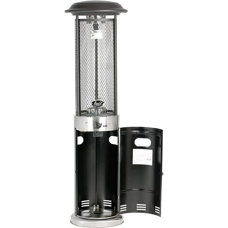 Bali OUTDOORS Chauffage De Gaz 11kw Avec Des Roulettes Chauffage D'appoint Ext¨¦rieur En Inox Thermostat Po¨ºle ¨¤ Gaz - Acier Inoxydable +Noir 5 Bali OUTDOORS Chauffage De Gaz 11kw Avec Des Roulettes Chauffage D'appoint Ext¨¦rieur En Inox Thermostat Po¨ºle ¨¤ Gaz - Acier Inoxydable +Noir – Image 3
