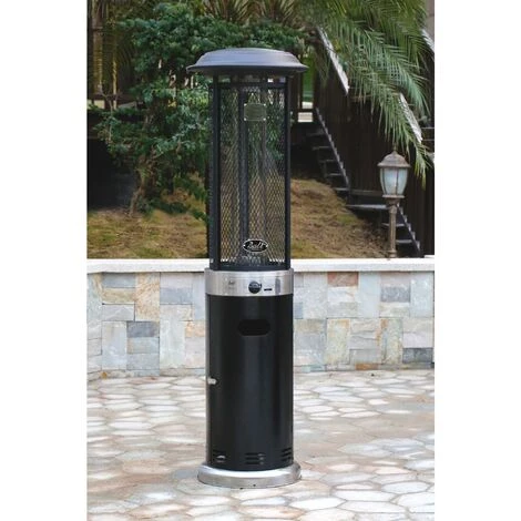 Bali OUTDOORS Chauffage De Gaz 11kw Avec Des Roulettes Chauffage D'appoint Ext¨¦rieur En Inox Thermostat Po¨ºle ¨¤ Gaz - Acier Inoxydable +Noir 7 Bali OUTDOORS Chauffage De Gaz 11kw Avec Des Roulettes Chauffage D'appoint Ext¨¦rieur En Inox Thermostat Po¨ºle ¨¤ Gaz - Acier Inoxydable +Noir – Image 5