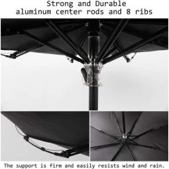 REGALI Parapluie Automatique Parapluie Pliant Parapluie Coupe-Vent/Tri-Fold/Aquarelle Changement De Couleur/Caoutchouc Noir Zebra Parapluie (Zebra) 11 REGALI Parapluie Automatique Parapluie Pliant Parapluie Coupe-Vent/Tri-Fold/Aquarelle Changement De Couleur/Caoutchouc Noir Zebra Parapluie (Zebra) -Chauffage d'extérieur Soldes 60109156 5