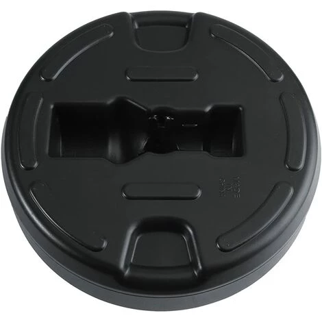 REGALI Porte-parapluie Noir Porte-parapluie Remplissable De Sable Support Intérieur Portable Rond En Plastique Jardin De Plage Extérieur 6 REGALI Porte-parapluie Noir Porte-parapluie Remplissable De Sable Support Intérieur Portable Rond En Plastique Jardin De Plage Extérieur – Image 4