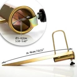 REGALI Porte-parapluie En Acier Avec Pile De Jardin Et Poteau De Jardin Avec Poteau De 30 à 42 Mm De Diamètre (doré) -Chauffage d'extérieur Soldes 60109578 5