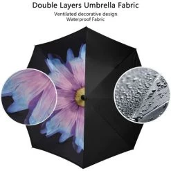 REGALI Parapluie Inversé, Parapluie Coupe-Vent Protection UV Double Couche, Parapluie Coupe-Vent, Parapluie Pliant Voiture - Galaxie 10 REGALI Parapluie Inversé, Parapluie Coupe-Vent Protection UV Double Couche, Parapluie Coupe-Vent, Parapluie Pliant Voiture - Galaxie -Chauffage d'extérieur Soldes 60110088 4